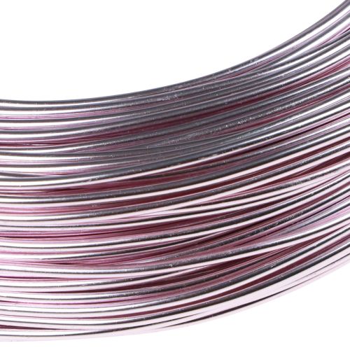 Artikel Aluminiumdraad Ø2mm roze decoratieve draad rond 480g