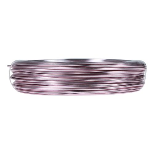 Artikel Aluminiumdraad Ø2mm roze decoratieve draad rond 480g