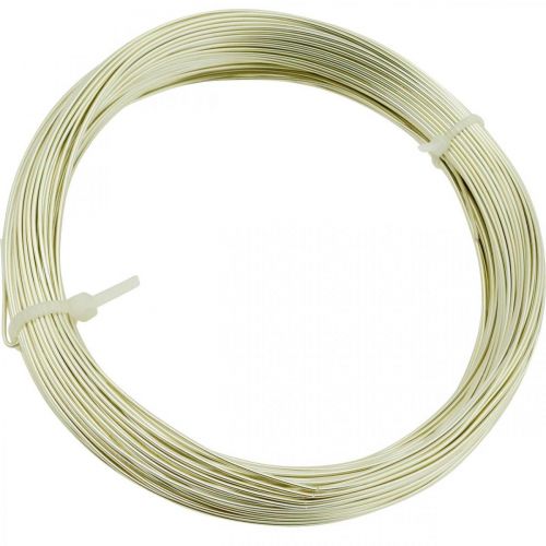 Artikel Aluminiumdraad Ø1mm champagne sieradendraad rond 120g
