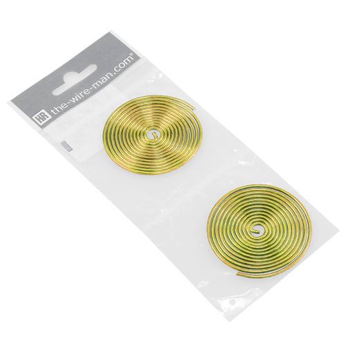 Floristik24 Aluminium slak metalen slak goud 2mm 120cm 2st
