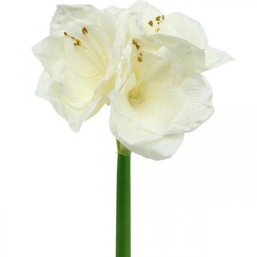 Floristik24 Kunstbloem amaryllis witte ridder ster kerstdecoratie H40cm