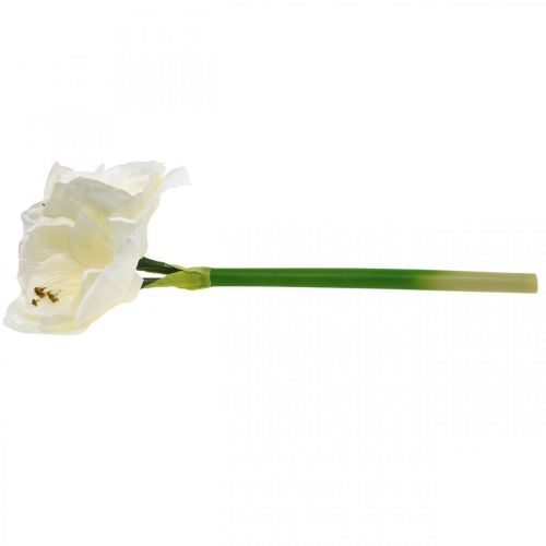 Floristik24 Kunstbloem amaryllis witte ridder ster kerstdecoratie H40cm