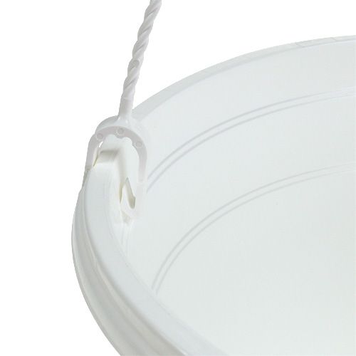 Artikel Bloemenhangmand 25cm wit