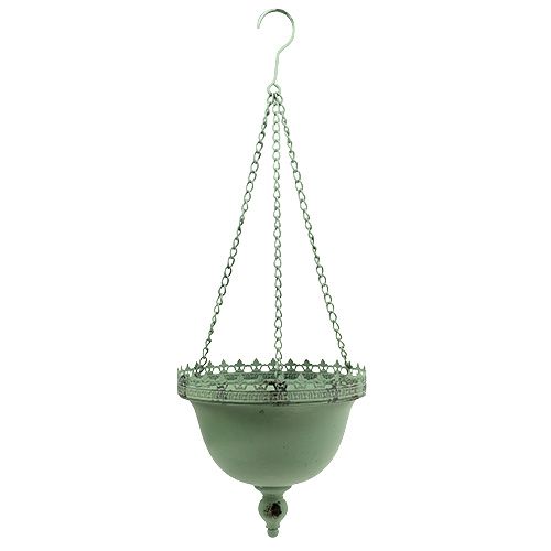 Floristik24 Hangende hangmand groen Ø23cm H21cm