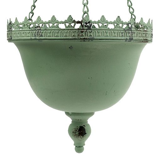 Floristik24 Hangende hangmand groen Ø23cm H21cm