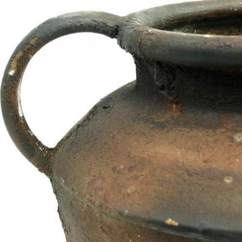 Floristik24 Amphora antieke look voor plantenvaas metaal tuindecoratie H29cm
