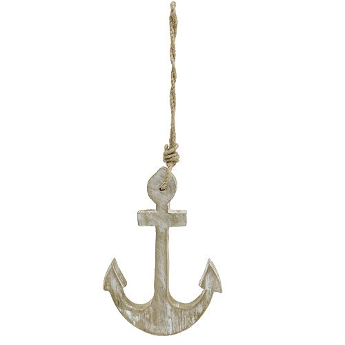 Floristik24 Ankerset van hout 8cm, 12cm, 18.5cm