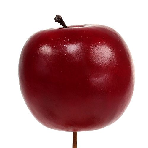 Floristik24 Kunst appel rood Ø7.5cm 6st