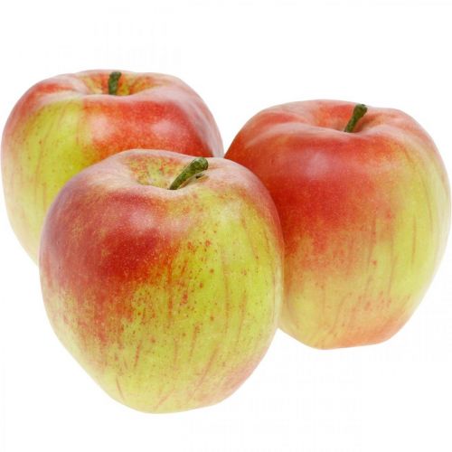 Floristik24 Kunstappel, decoratief fruit Ø8cm 4st