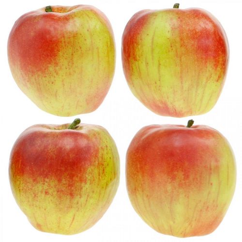Floristik24 Kunstappel, decoratief fruit Ø8cm 4st
