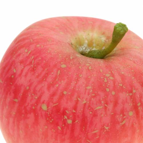 Floristik24 Decoratie appel roze, geel real touch 6,5cm 6st