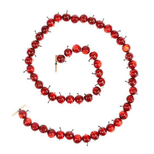Floristik24 Appelslinger rood L 110cm