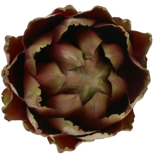 Floristik24 Artisjok groen, violet Ø12cm H13cm