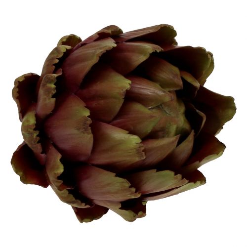 Floristik24 Artisjok groen, violet Ø12cm H13cm