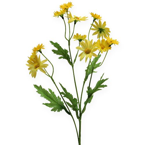 Floristik24 Decoratieve tak madeliefje geel 43cm 4st
