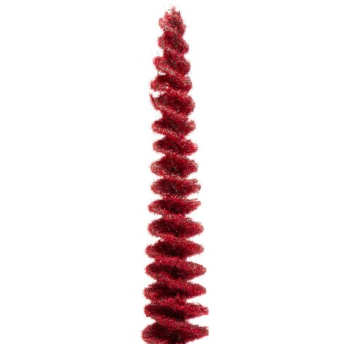 Moderne, slanke decoratieve kerstboom op een houten voet, 80 cm. | Floristik24.nl