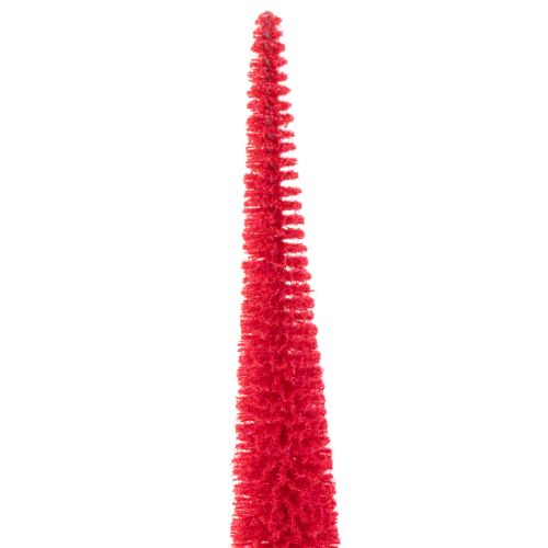Decoratieve smalle kerstboom, kunstkerstboom op houten voet, 40 cm, 3 stuks | Floristik24.nl