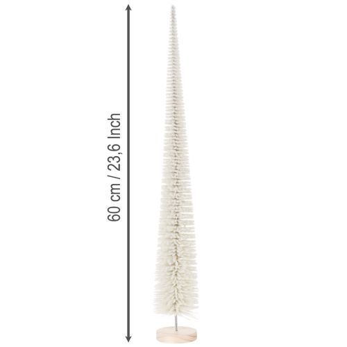 Kunstmatige decoratieve kerstboom, tafelkerstboom, 60 cm | Floristik24.nl
