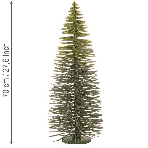 Kunstmatige groene kerstboom voor winterdecoratie, 70 cm | Floristik24.nl