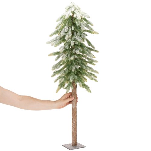 Kunstmatige kerstboom met sneeuwversiering, winter en kerst, 95 cm | Floristik24.nl