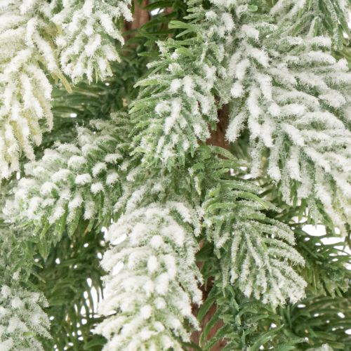 Kunstmatige kerstboom met sneeuwversiering, winter en kerst, 95 cm | Floristik24.nl