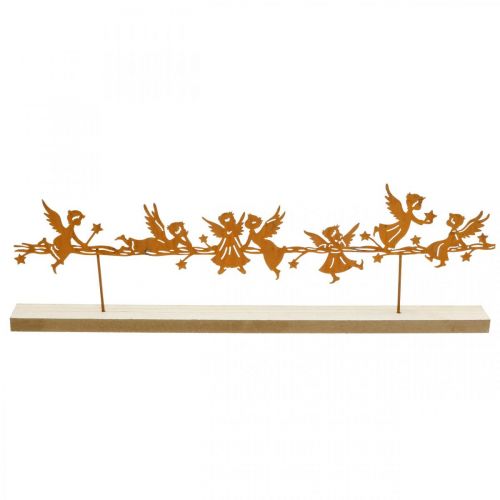 Floristik24 Tafeldecoratie Kerst engel metalen standaard rooster 50×17cm