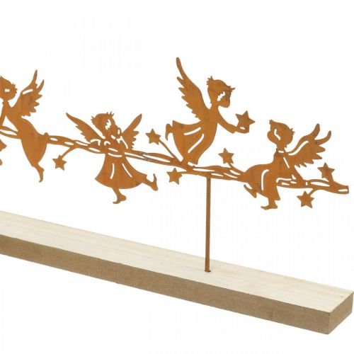 Floristik24 Tafeldecoratie Kerst engel metalen standaard rooster 50×17cm
