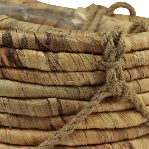 Floristik24 Mand voor het ophangen van waterhyacint naturel 25/31cm set van 2