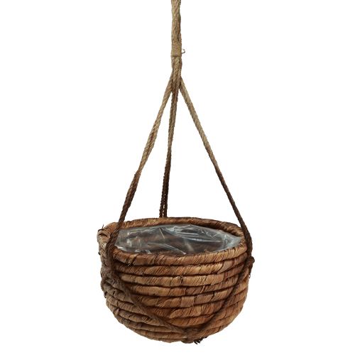 Artikel Mand voor het ophangen van waterhyacint bruin 25/31cm set van 2