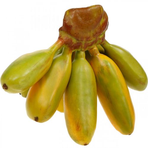 Floristik24 Kunstmatige bananenbos, decoratief fruit, babybananen L7–9cm