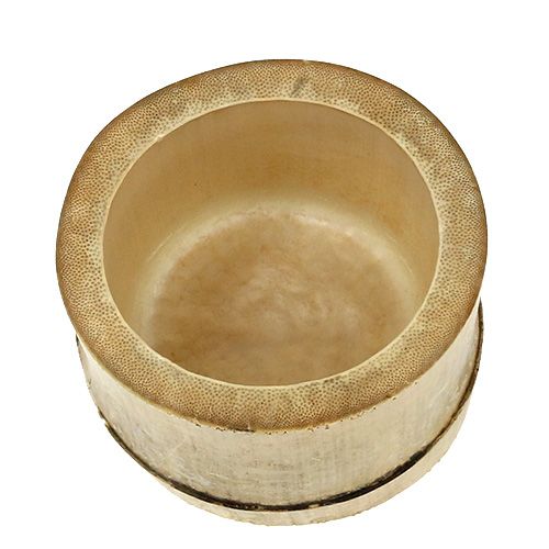 Floristik24 Bamboe plantenbak Ø7cm H10cm