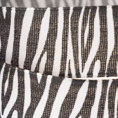 Cadeaulint met zebraprint, 25 mm breed, 20 m lang | Floristik24.nl