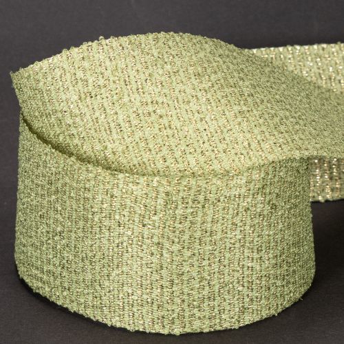 Decoratief lint met glitter, breed lint voor het inpakken van cadeaus, 55 mm breed, 15 m lang | Floristik24.nl