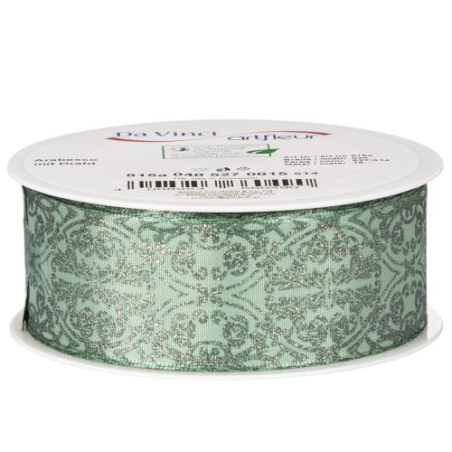 Cadeaulint met klassiek patroon voor strikken en decoratie, 40 mm x 15 m | Floristik24.nl