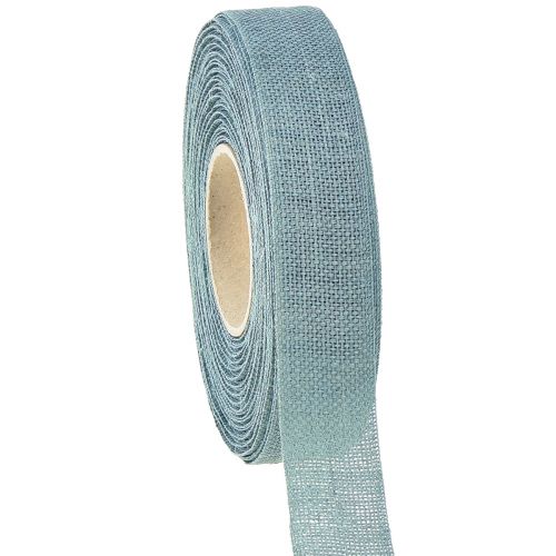 Floristik24 Decoratief lint naturel mint 25mm 20m