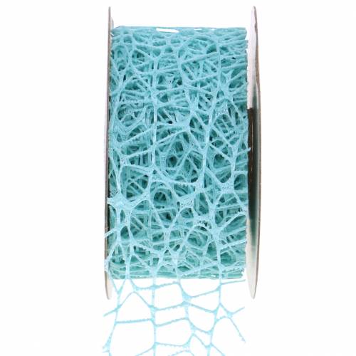 Artikel Decoratielint mesh lint lichtblauw Tiffany 40mm 10m