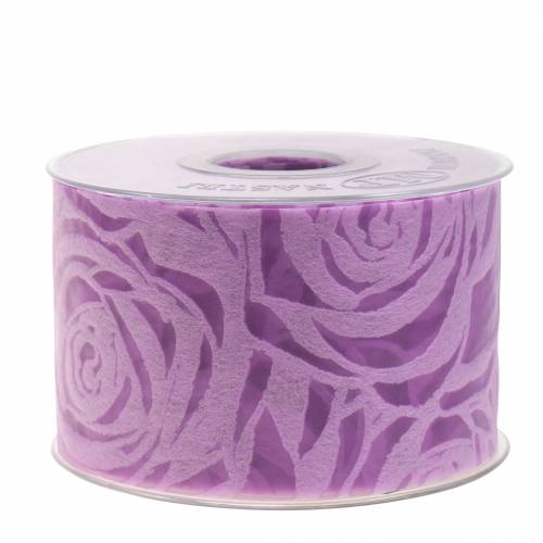 Floristik24 Sierlint rozen breed paars 63mm 20m