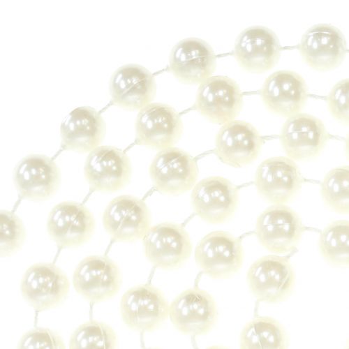Floristik24 Parelsnoer wit 10mm 6m