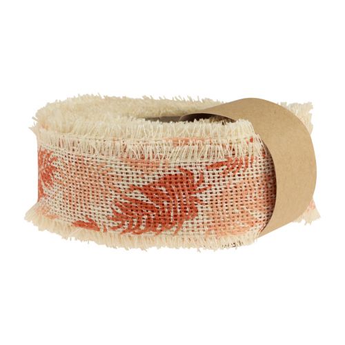 Artikel Decoratief lint regenwoud katoenlint oranje 30mm 15m