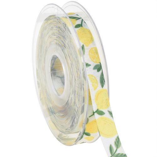 Artikel Cadeaulint met citroen sierlint zomer B15mm L20m