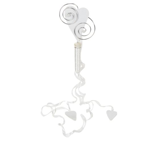 Artikel Bankhanger met buis en hart, 18 cm, 6 stuks