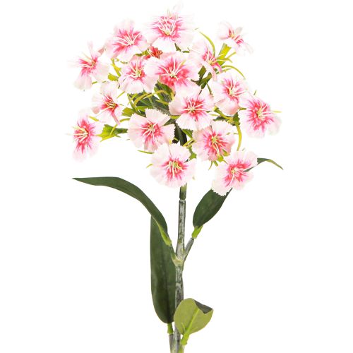 Artikel Baardanjer kunstanjer Perzik Roze 52cm