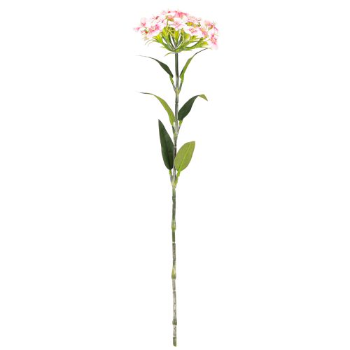Artikel Baardanjer kunstanjer Perzik Roze 52cm
