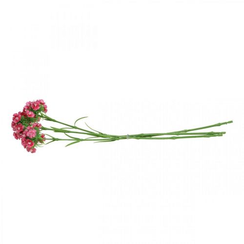 Artikel Sweet William kunstbloemen roze anjers 55cm bundel van 3st
