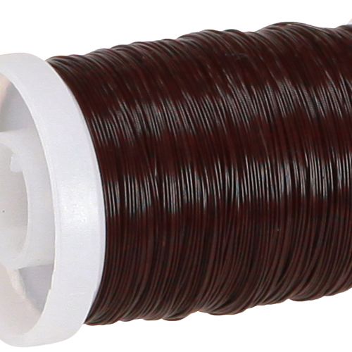 Artikel Knutseldraad in bruin decoratief binddraad 0,35 mm 100 g 3 stuks