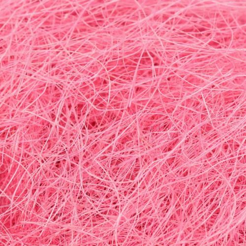 Floristik24 Ambachtelijk materiaal, sisalgras, natuurlijk materiaal roze 300g