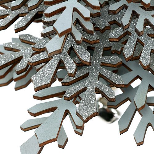 Floristik24 Boom om op te hangen zilver met bel 40cm