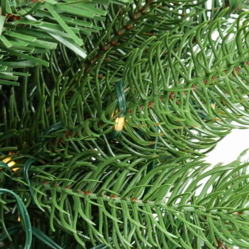 Floristik24 Kunstkerstboom in pot LED buiten 90cm