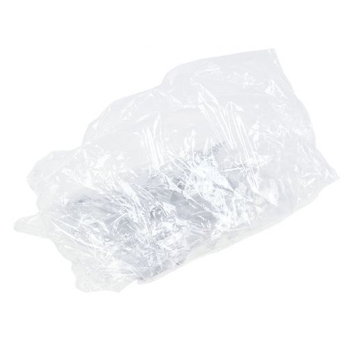 Floristik24 Boom zilver om op te hangen 15cm 8st