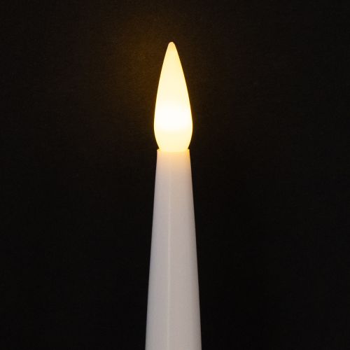 Artikel Boomkaarsen LED-stokkaarsen met kristalgeel licht 31cm 10 stuks